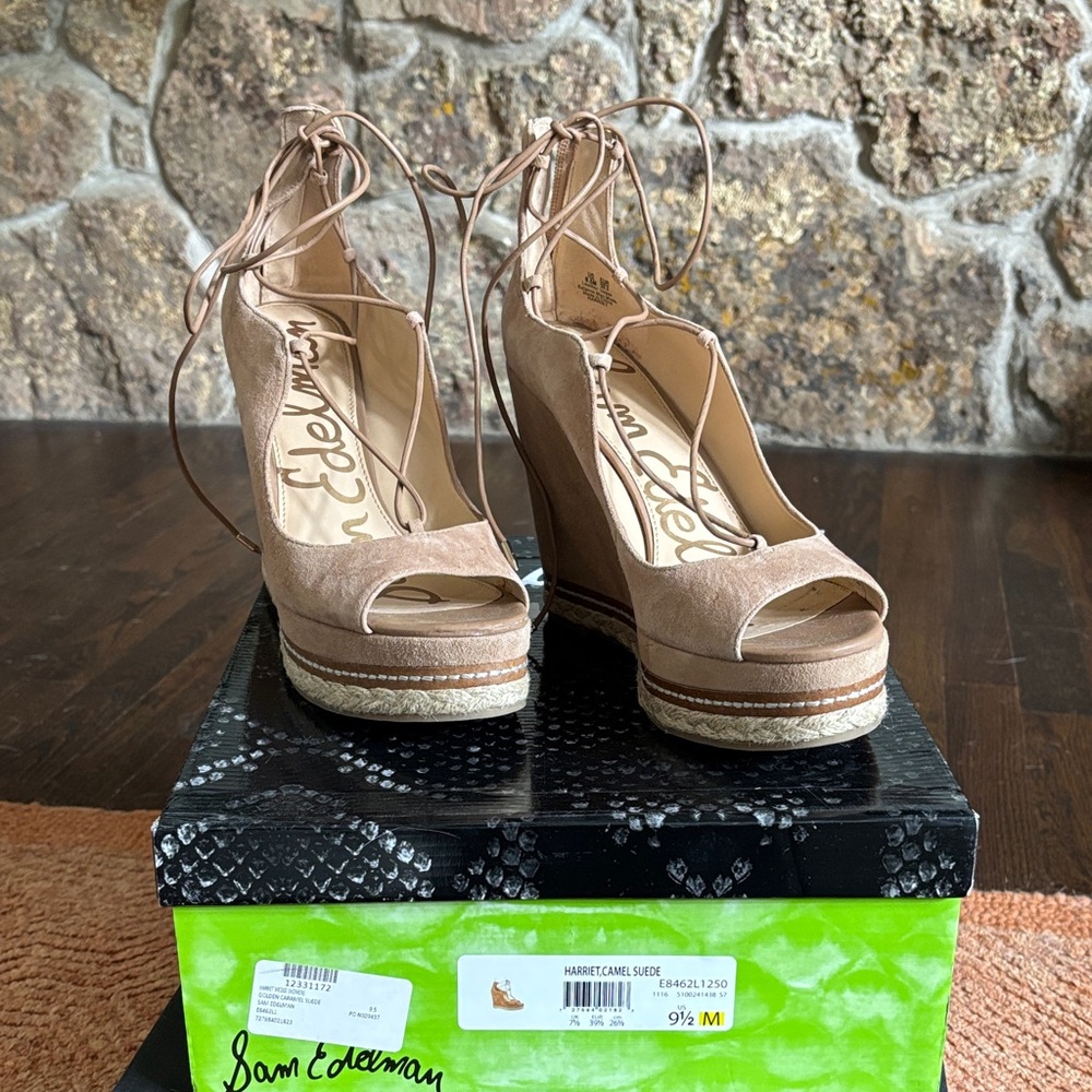 Sam Edelman Harriet Suede Wedges